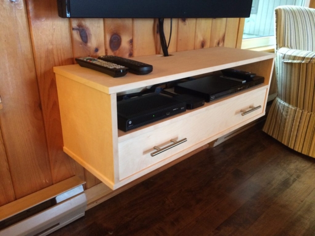Wall-mounted Entertainment Cabinet